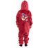 Snuggs Kids Blanket Onesie Dark Red هلال رمضان
